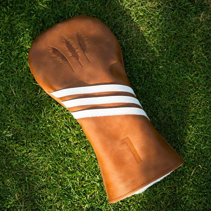 leather brown golf headcover 2
