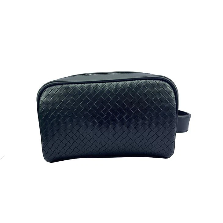 Woven Leather Personalized Golf Valuables Pouch Woven Leather Personalized Golf Valuables Pouch